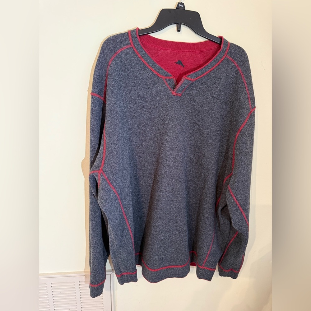 Tommy Bahama Reversible Sweater *GREAT USED CONDITION* - Picture 6 of 9